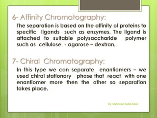 Principles in chromatography | PPTX