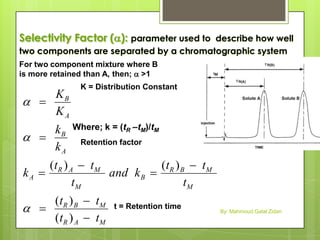Principles in chromatography | PPTX
