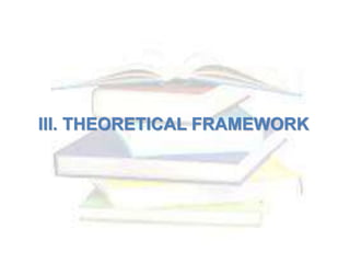 III. THEORETICAL FRAMEWORK
 
