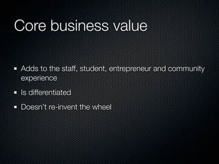 Strategic Principles presentation for ITSSG 2009-01-21