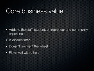 Strategic Principles presentation for ITSSG 2009-01-21