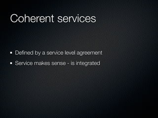 Strategic Principles presentation for ITSSG 2009-01-21