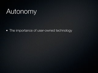 Strategic Principles presentation for ITSSG 2009-01-21