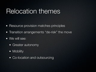 Strategic Principles presentation for ITSSG 2009-01-21