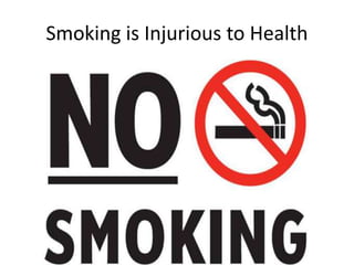 Smoking is Injurious to Health
 