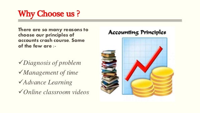 Learn Principles of accounts in a Special way