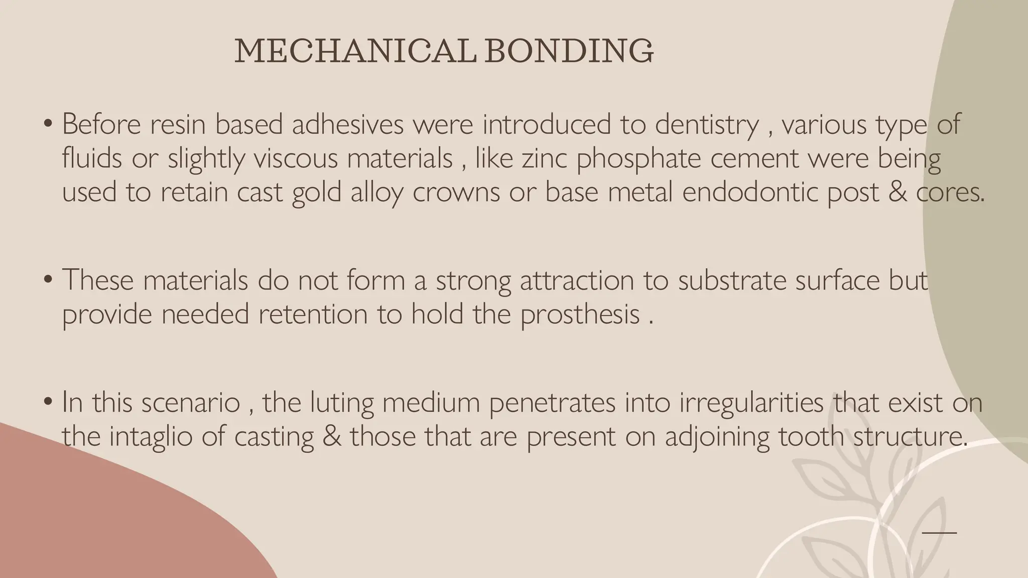 PRINCIPLES OF ADHESION Dental Material PDF