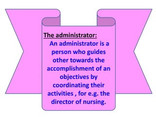 Principles of administration with application | PPTX