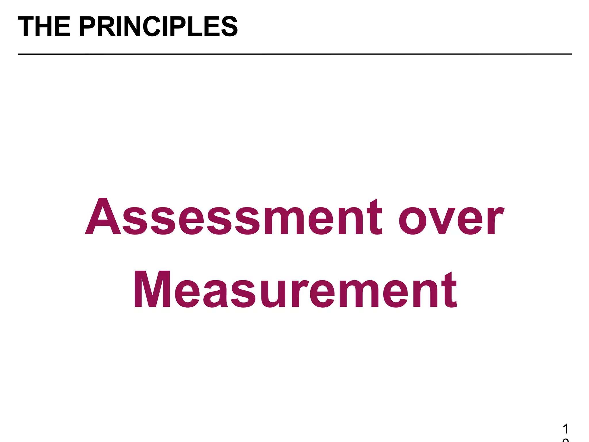 Have A
Balanced Set
THE PRINCIPLES
 