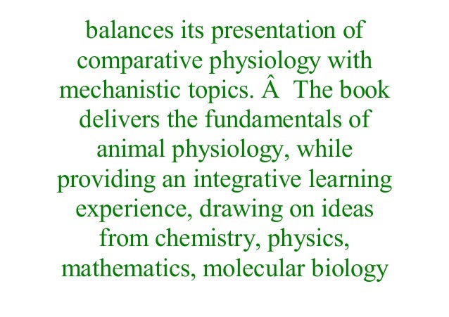 Principles Of Animal Physiology 3rd Edition Pdf Download