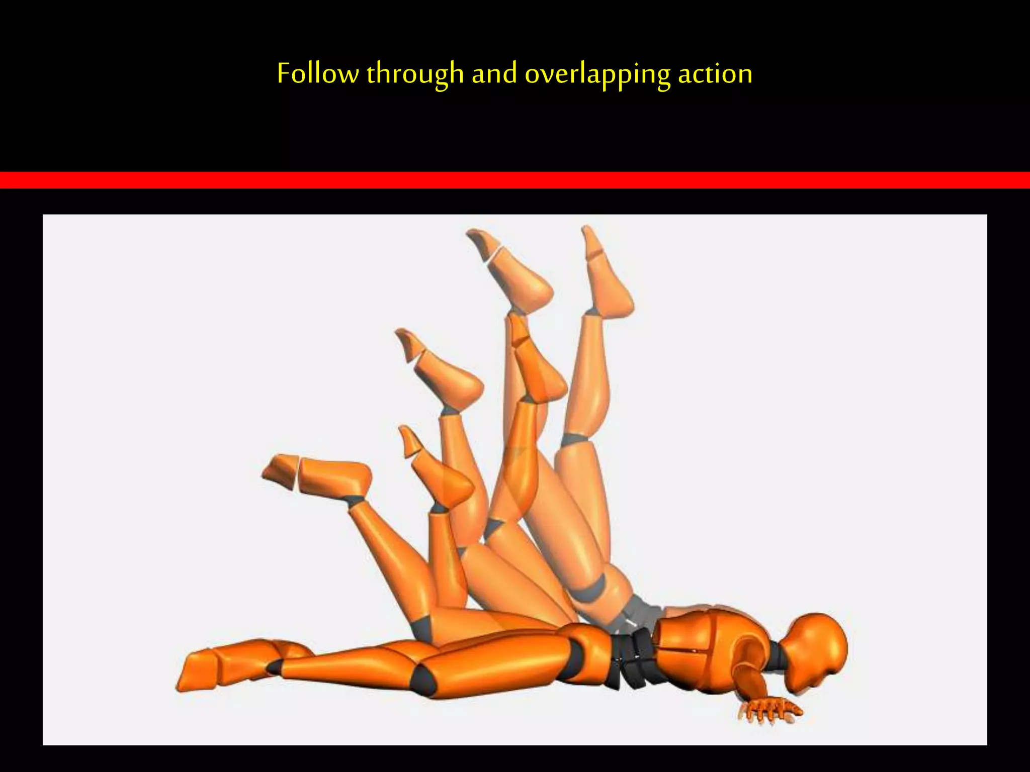 Follow through and overlapping action
 