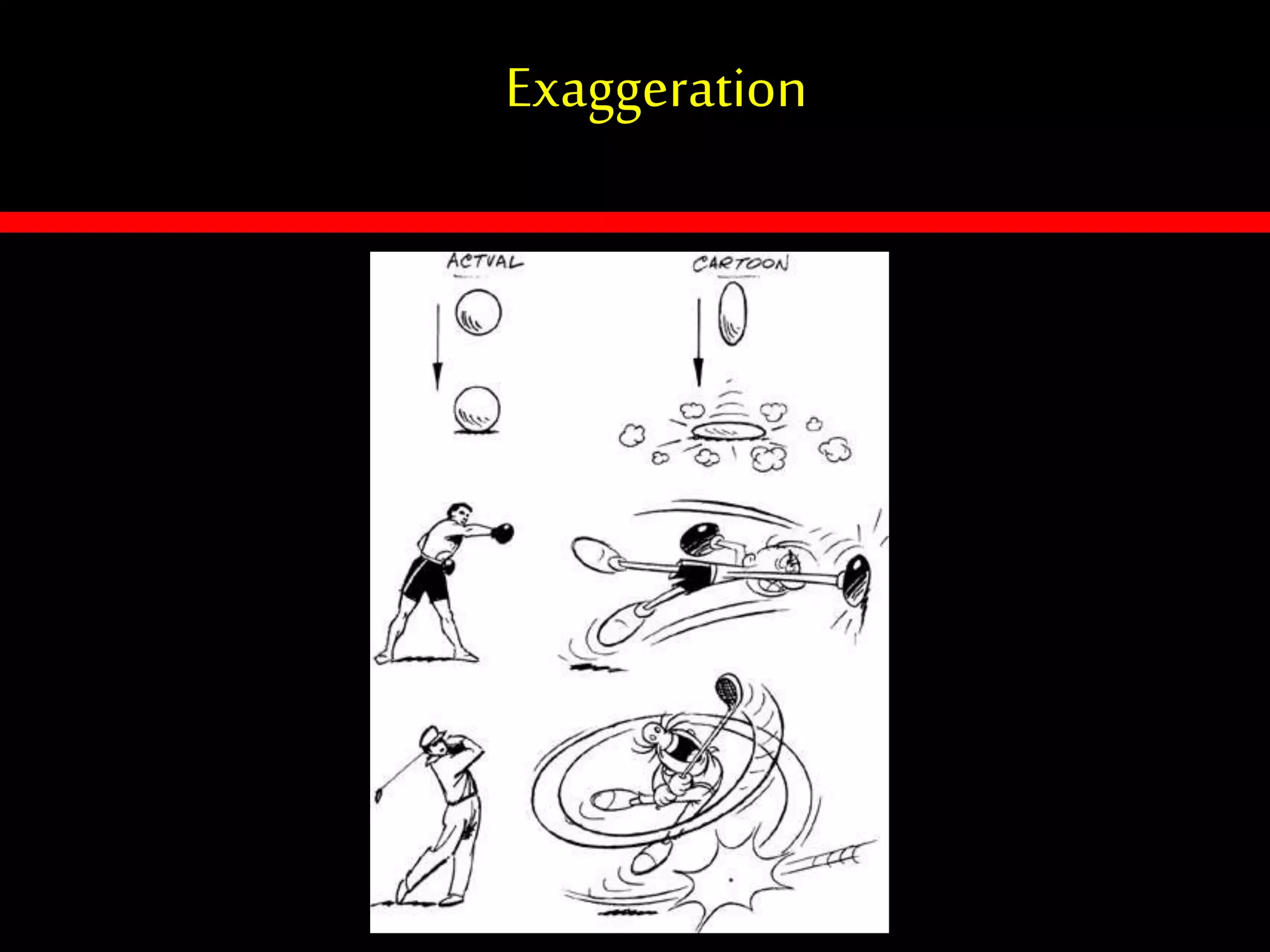 Exaggeration
 