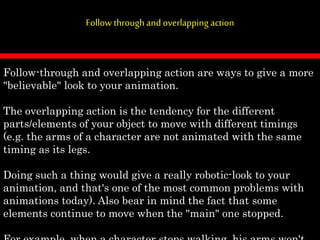 Principles of animation | PPTX