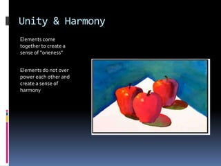 Form And Unity Principles of Art | PPTX
