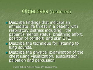 Principles of assessment for ems chapter 12 | PPT