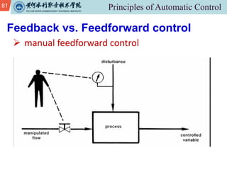 81
Feedback vs. Feedforward control
Ø manual feedforward control
 