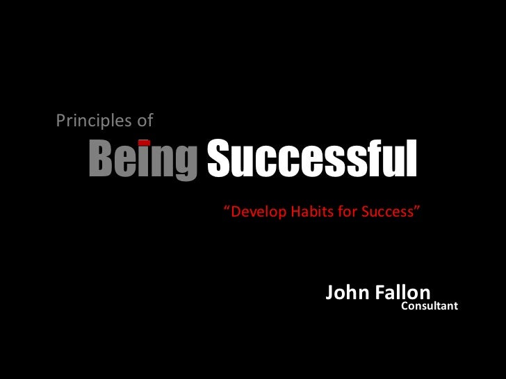being successful