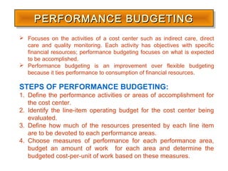 Budgeting Principles in Nursing Administration