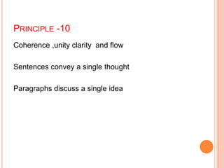 Principles of business writing final | PPTX