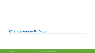 Chemotherapeutic Drugs
7/26/2019 HALE TEKA, M.D., RESIDENT PHYSICIAN 33
 