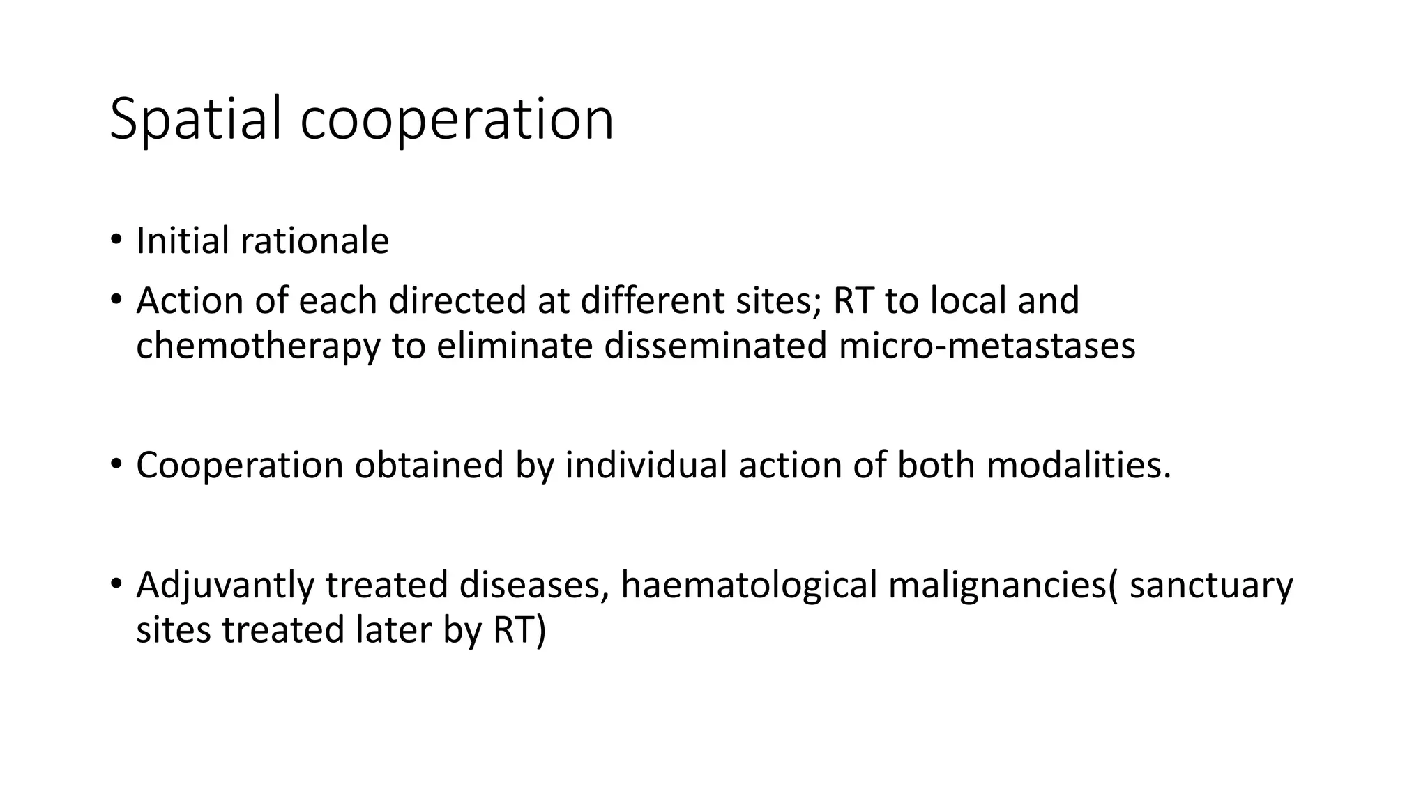 Principles of combined modality treatment | PPTX