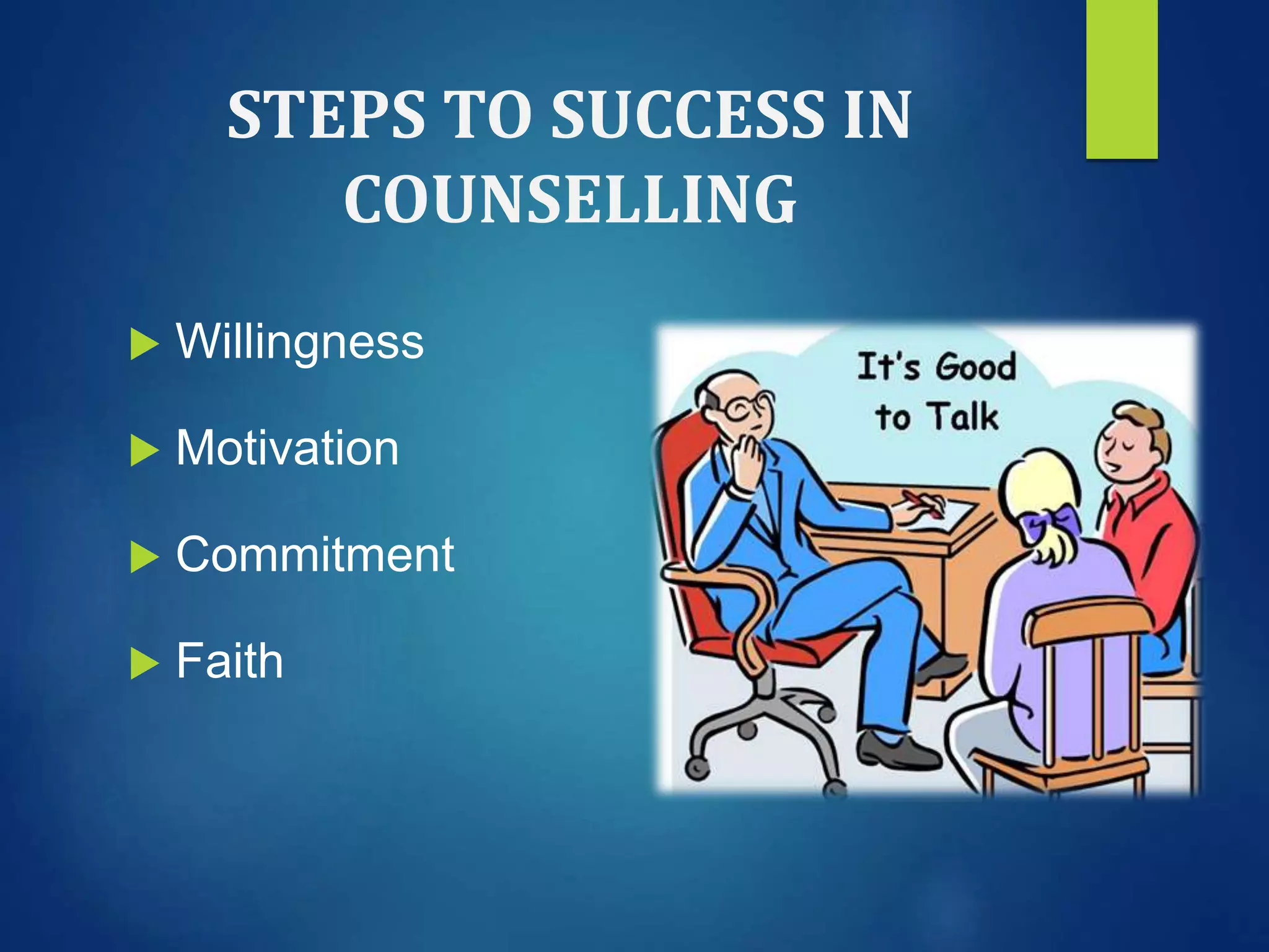 Success Counseling Example Principles of counceliing techniques | PPTX