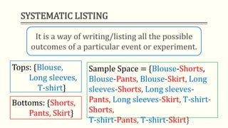 PRINCIPLES OF COUNTING AND THEORIES OF PROBABILITY pptx
