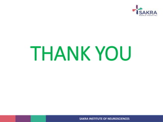 SAKRA INSTITUTE OF NEUROSCIENCES
THANK YOU
 