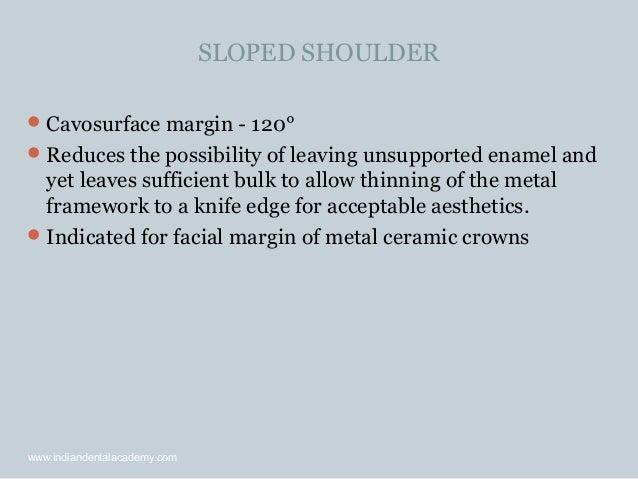 Cervical Margin Design