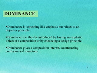 Dominance Structuring Examples Principles of Design: Dominance, Logic, Decoration, and Datum Explained ...