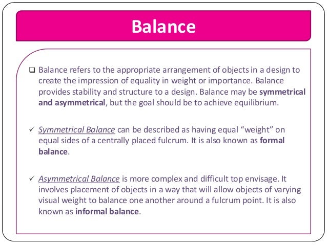 principles of design balance pdf