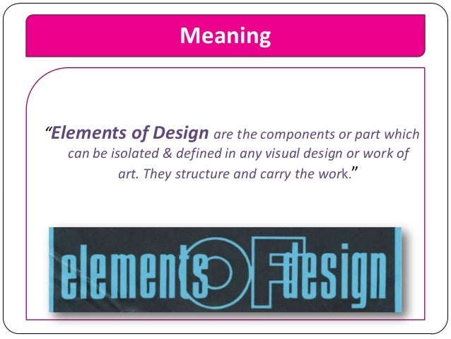 elements and principles of design