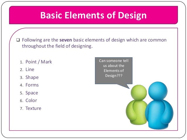 Basic Elements And Principles Of Design : Elements and principles of design