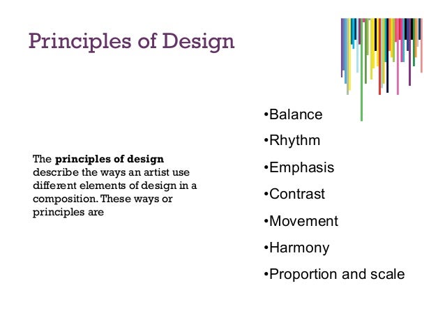 Principles of design