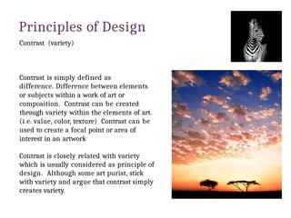 Contrast Principles Real Examples principlesofdesign-151215182040 (1)_compressed | PPTX