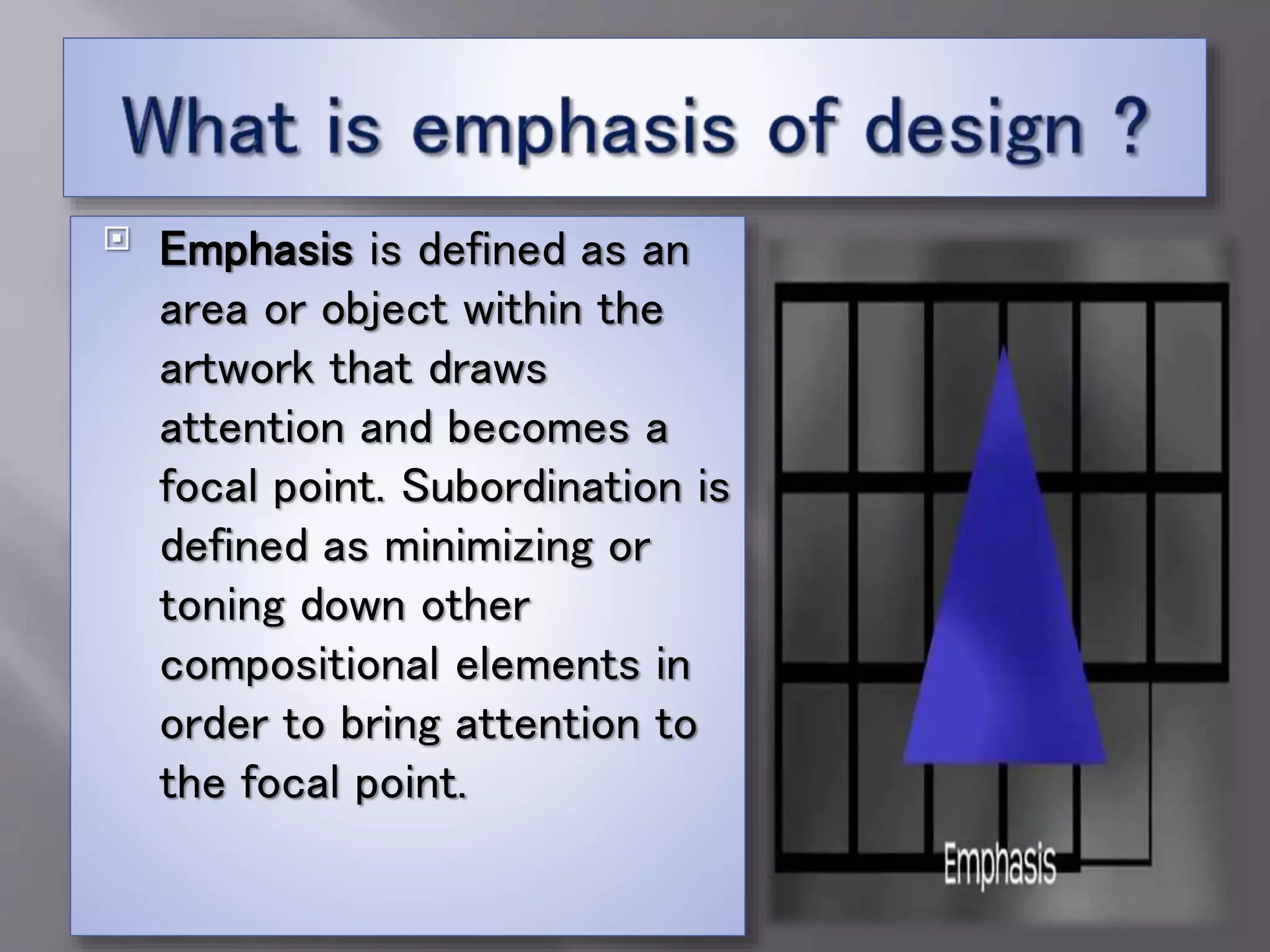 Principle of design | PPTX