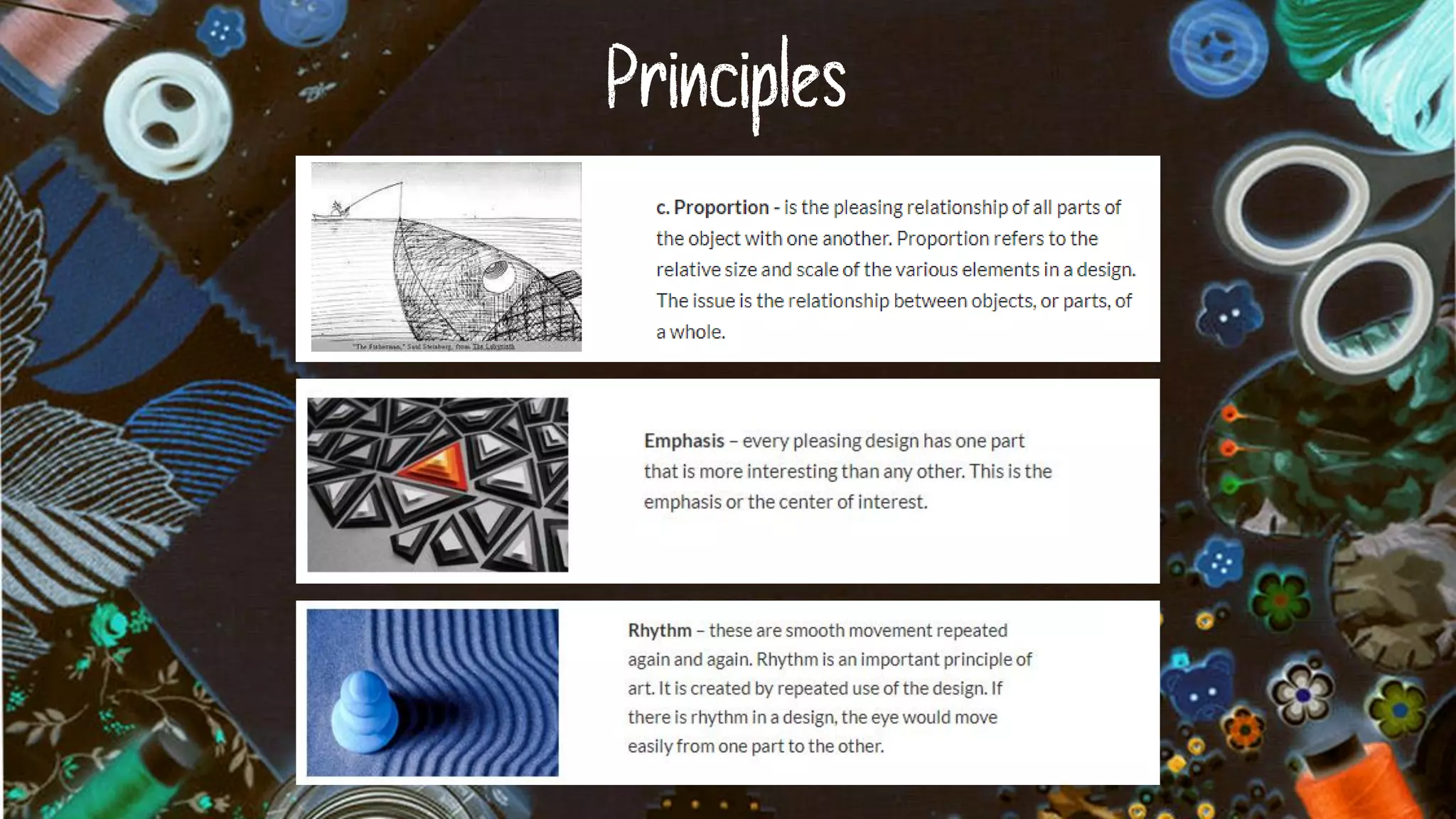 Principles
 