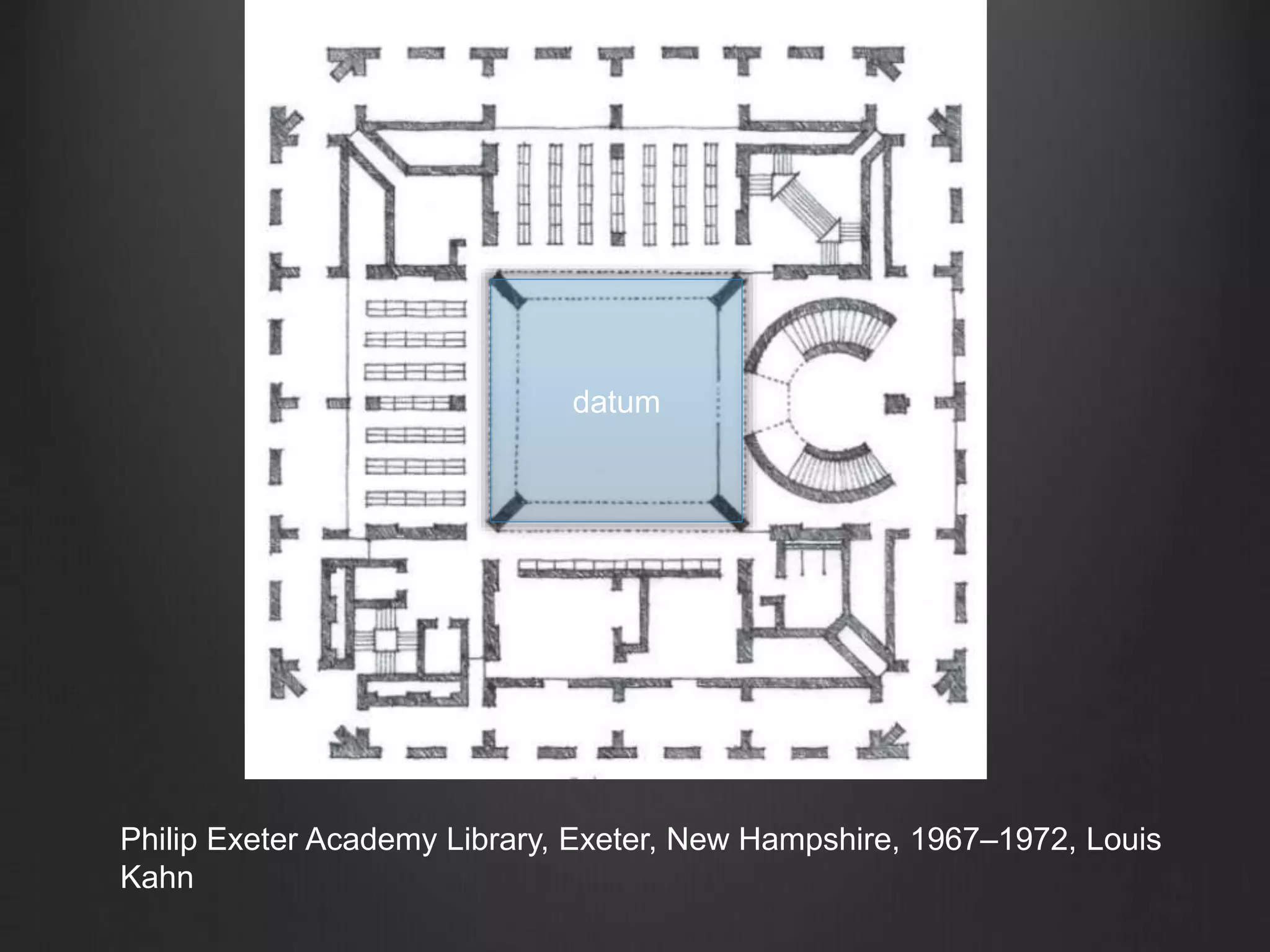 Philip Exeter Academy Library, Exeter, New Hampshire, 1967–1972, Louis
Kahn
datum
 