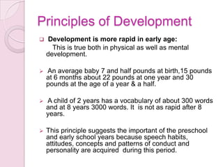 Principles of development | PPTX | Parenting Babies and Toddlers ...