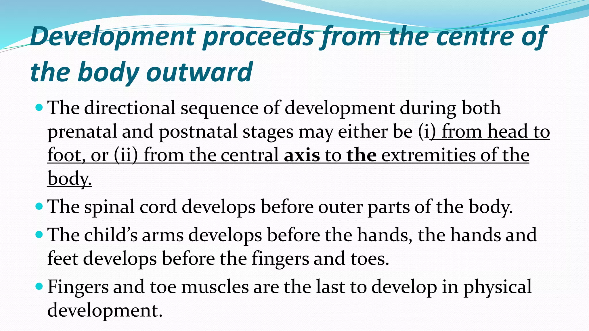 Principles of development | PPTX