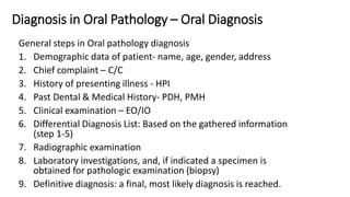 Comprehensive Principles of Differential Diagnosis and Biopsy in Oral ...