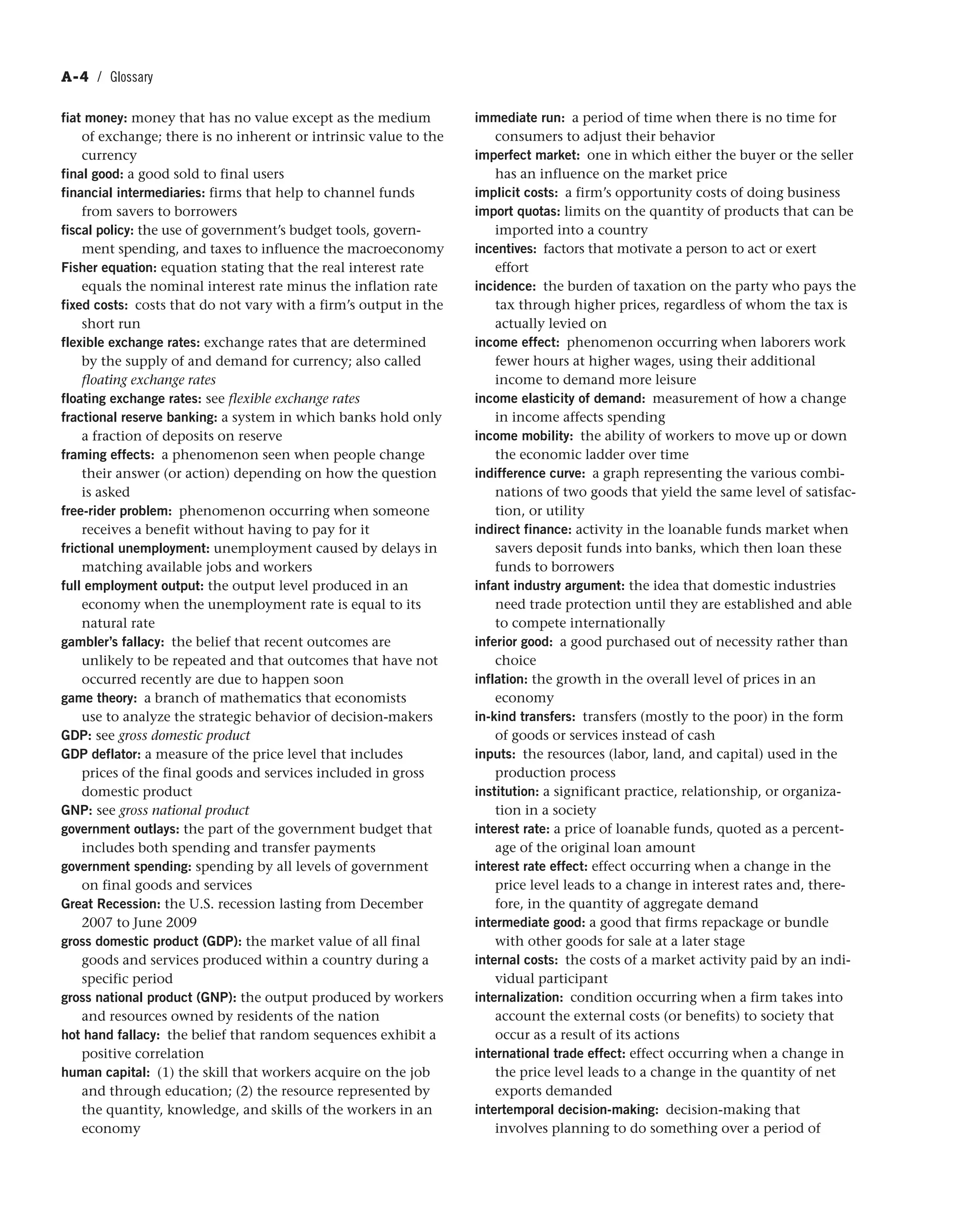 Principles of economics