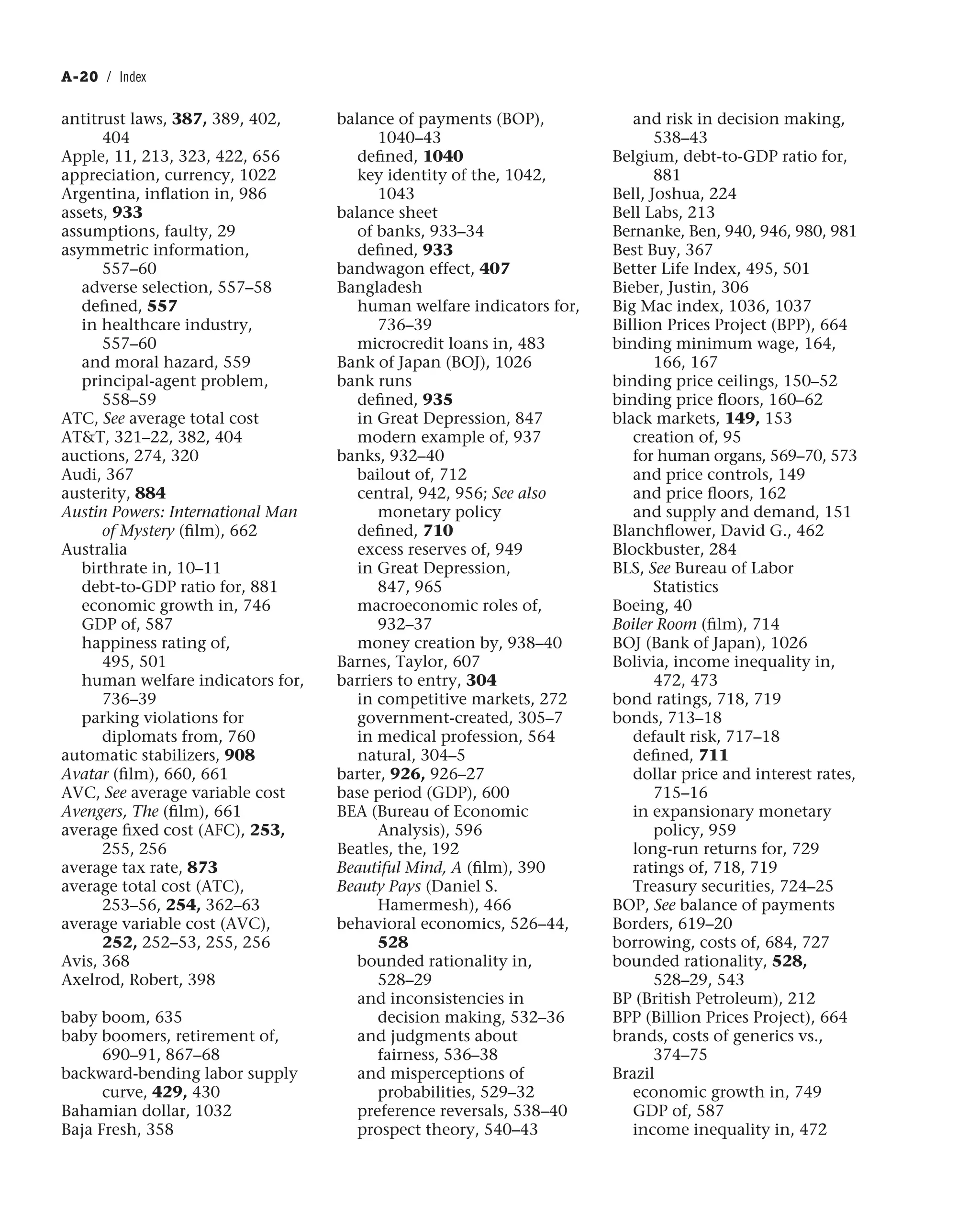 Principles of economics