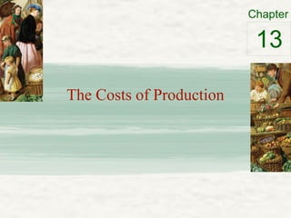 Chapter
The Costs of Production
13
 