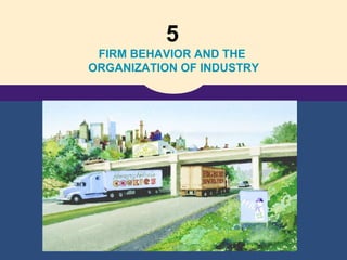 5
FIRM BEHAVIOR AND THE
ORGANIZATION OF INDUSTRY
 