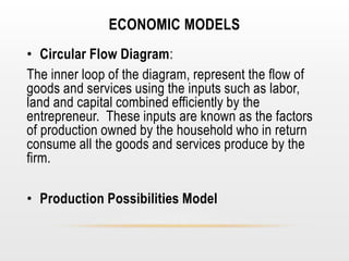 Economic Models Inflow Principles of economics | PPTX