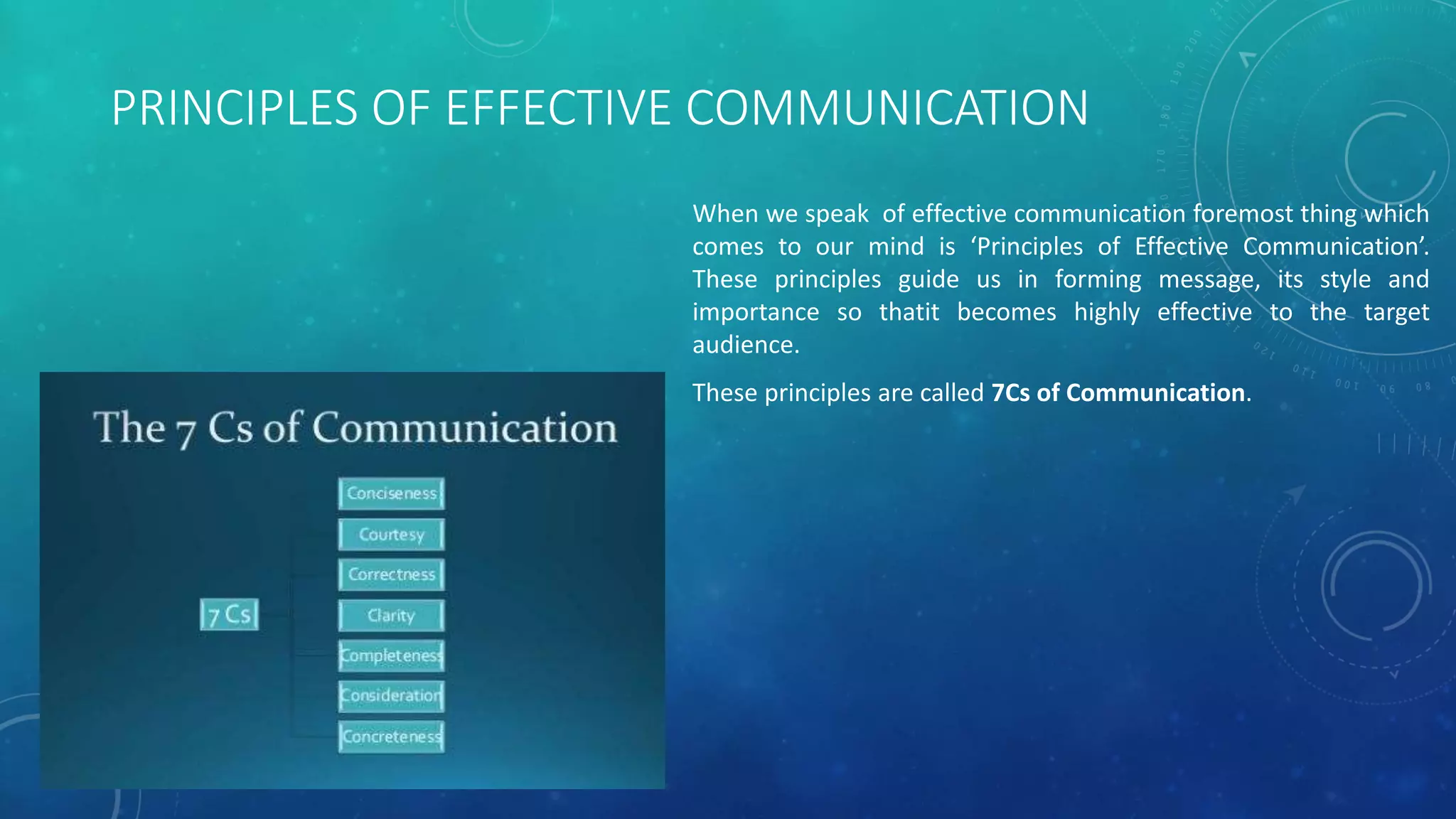 Principles of effective communication | PPTX