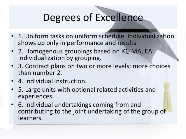Principles of effective instruction