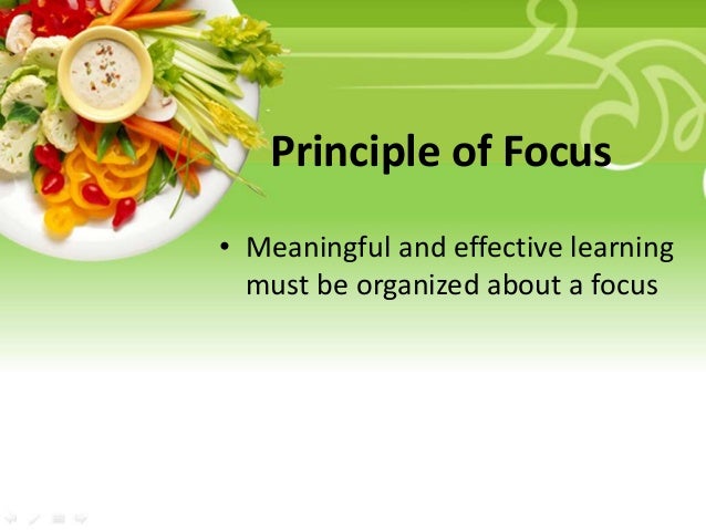 Principles of effective instruction