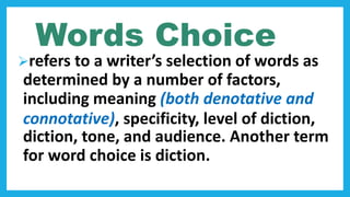 principles of speech writing focusing on audience profile